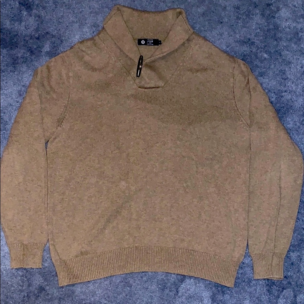 JCrew Shawl Collar Sweater with Toggle Button